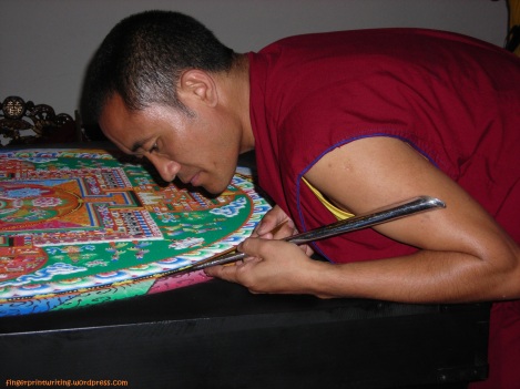 Creative Monk at Work